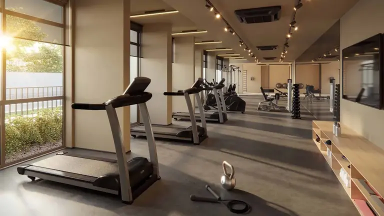 Fitness E Sala Funcional Do Ypy Alto Do Ipiranga, Perspectiva Ilustrada